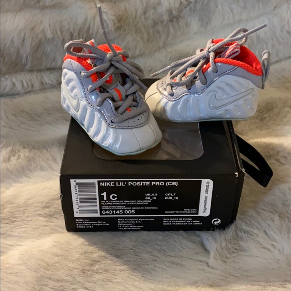 Baby Nike Lil’ Posite Pro size 1c